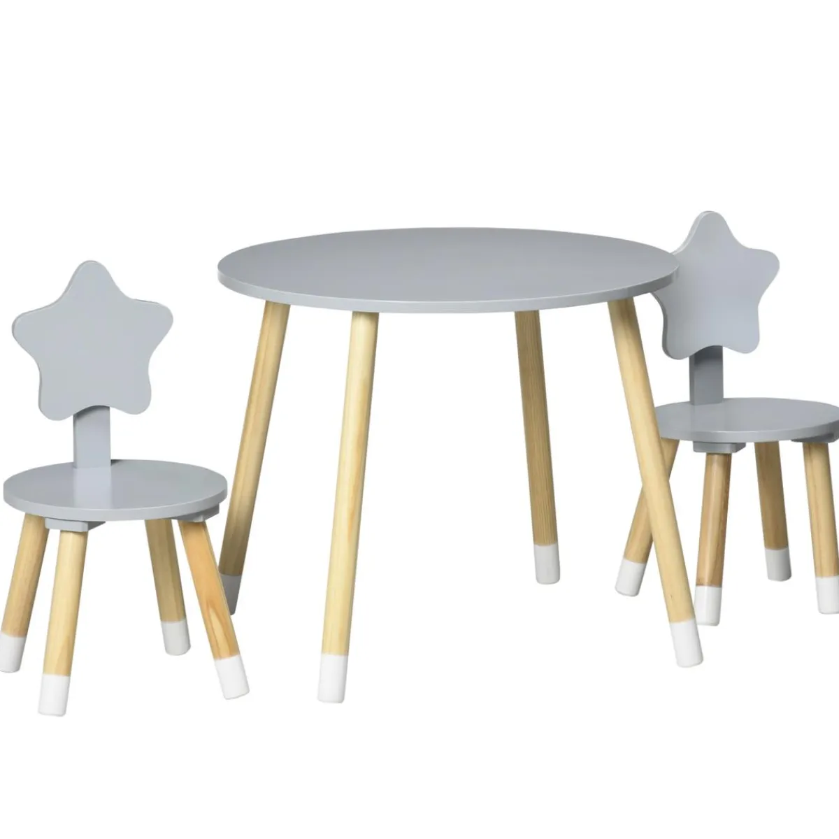 Homcom Estilo De Vida*- Conjunto de mesa y dos sillas estrella