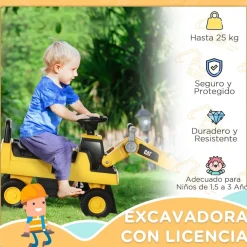 Homcom Vehículos Y Circuitos*- Correpasillos Excavadora