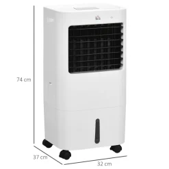 Homcom Figuras De Acción*- Enfriador de Aire Portátil 15L