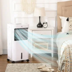 Homcom Figuras De Acción*- Enfriador de Aire Portátil 15L