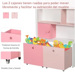 Homcom Estilo De Vida*- Estantería de madera infantil