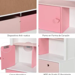 Homcom Estilo De Vida*- Estantería de madera infantil