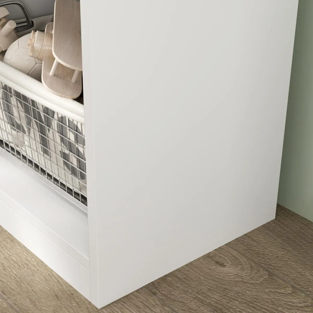 AIYAPLAY Estilo De Vida*Homcom - Estantería infantil 3 niveles Blanco y Natural