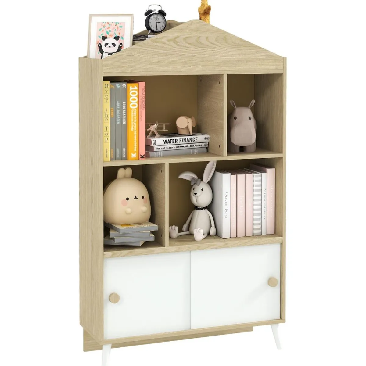 AIYAPLAY Estilo De Vida*Homcom - Estantería infantil madera