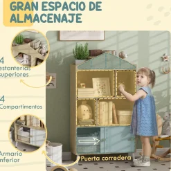AIYAPLAY Estilo De Vida*Homcom - Estantería infantil madera
