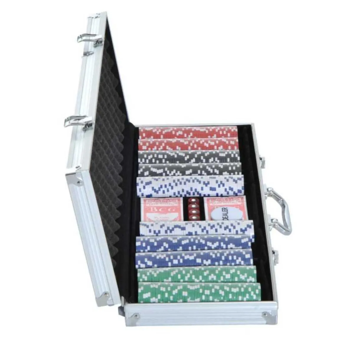 Homcom Juegos Y Puzzles|Friki Zone*- Juego de Póker Aluminio