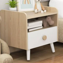 AIYAPLAY Estilo De Vida*Homcom - Mesilla de noche infantil