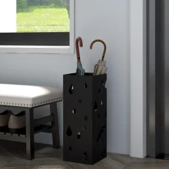 Homcom Estilo De Vida*- Paragüero Negro