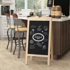 VINSETTO Steam|Arte Y Manualidades*Homcom - Pizarra caballete doble con tizas y plantillas