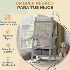 AIYAPLAY Steam|Arte Y Manualidades*Homcom - Pizarra doble cara con caballete