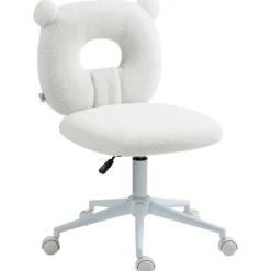 Homcom Estilo De Vida*- Silla infantil de borreguito Blanco