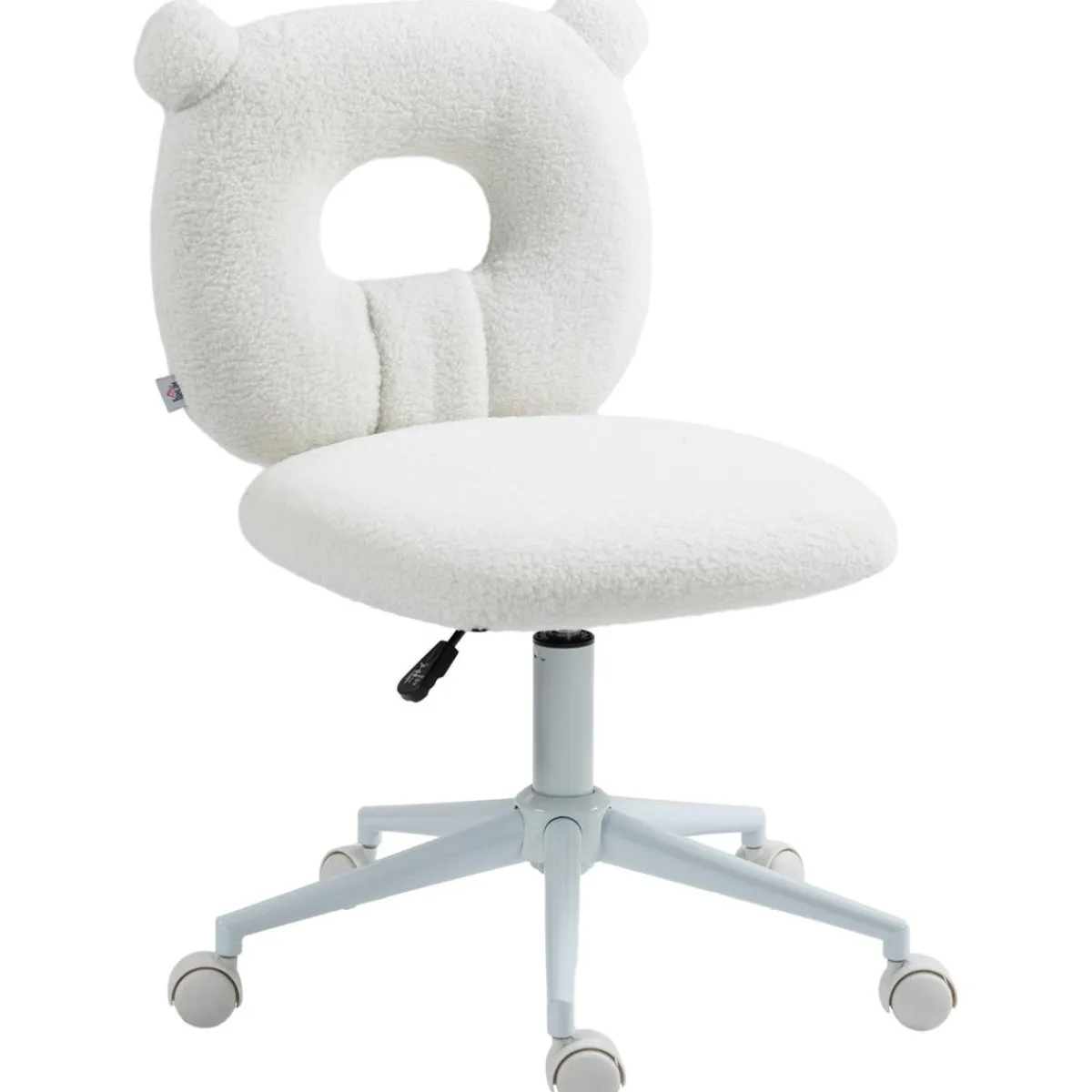 Homcom Estilo De Vida*- Silla infantil de borreguito Blanco