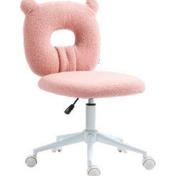 Homcom Estilo De Vida*- Silla infantil de borreguito Rosa