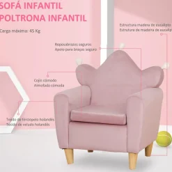 Homcom Estilo De Vida*- Sillón infantil