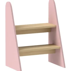 AIYAPLAY Estilo De Vida*Homcom - Taburete Escalera infantil madera Rosa