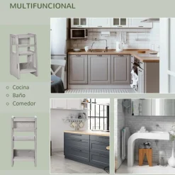 Homcom Estilo De Vida*- Torre de aprendizaje Gris