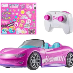 MATTEL Vehículos Y Circuitos*Hot Wheels - Coche Barbie Descapotable teledirigido