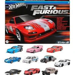 PRENATAL Vehículos Y Circuitos*Hot Wheels - Fast & Furious coche juguete pack 10 vehículos