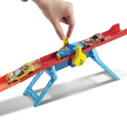 MATTEL Vehículos Y Circuitos*Hot Wheels - Hot Wheels Track Builder Unlimited con 20 pies de pista y vehículo de juguete ㅤ