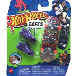 MATTEL Vehículos Y Circuitos*Hot Wheels - Monopatín de juguete con zapatillas para dedos, modelos surtidos (Varios modelos) ㅤ