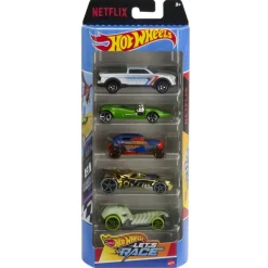 MATTEL Vehículos Y Circuitos*Hot Wheels - Pack de 5 vehículos metálicos Let's Race