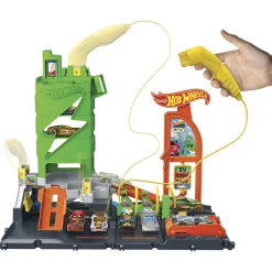MATTEL Vehículos Y Circuitos*Hot Wheels - Pista Carreras Urbanas Estación de Recarga ㅤ
