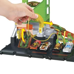 MATTEL Vehículos Y Circuitos*Hot Wheels - Pista Carreras Urbanas Estación de Recarga ㅤ