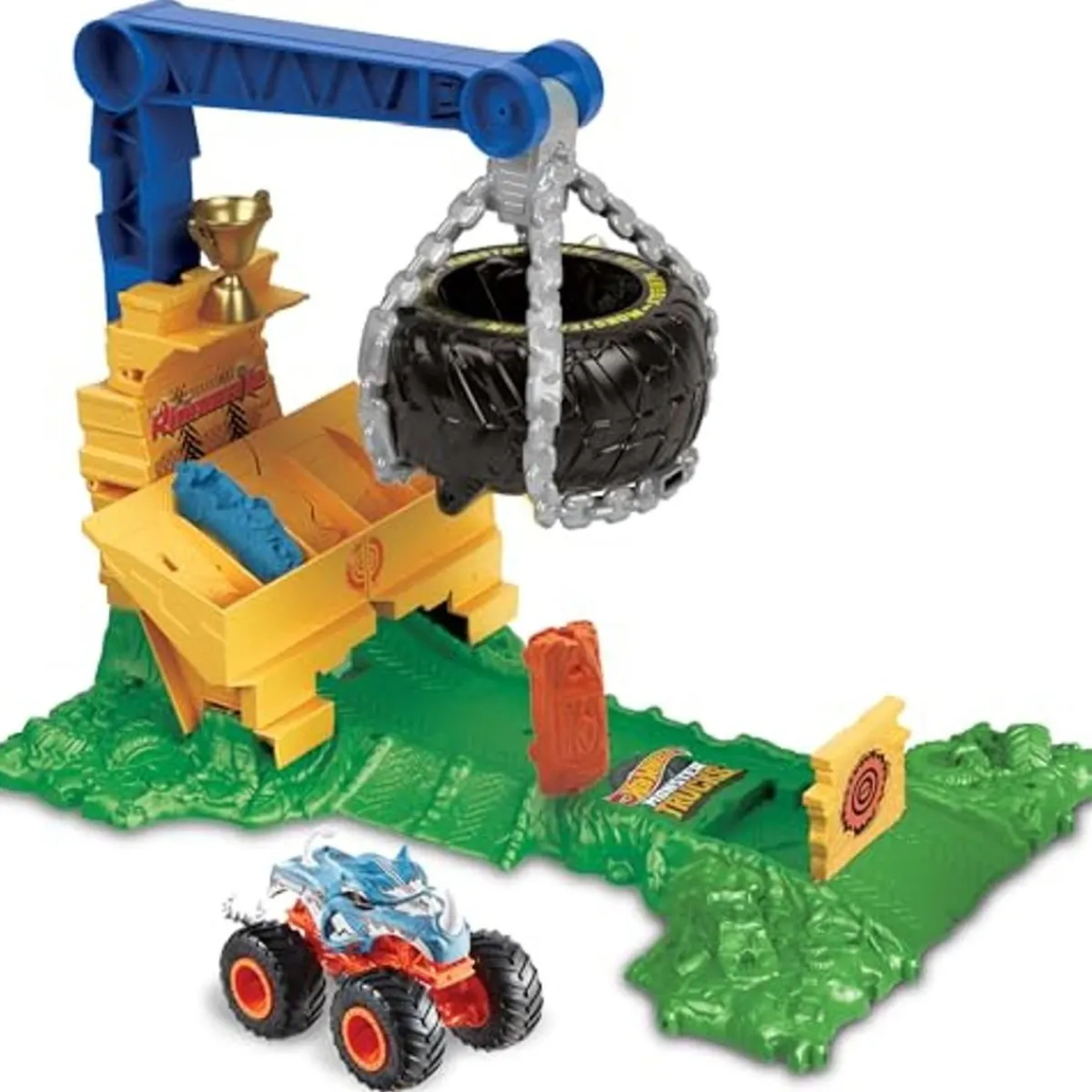 MATTEL Vehículos Y Circuitos*Hot Wheels - Pista de Acrobacias Monster Trucks ㅤ