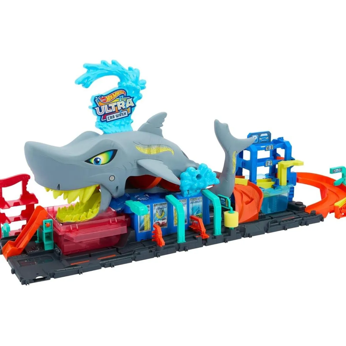 MATTEL Vehículos Y Circuitos*Hot Wheels - Túnel de lavado del Supertiburón