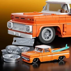 MATTEL Juguetes De Construcción*Hot Wheels Elite - Pickup Chevy '62 Personalizada