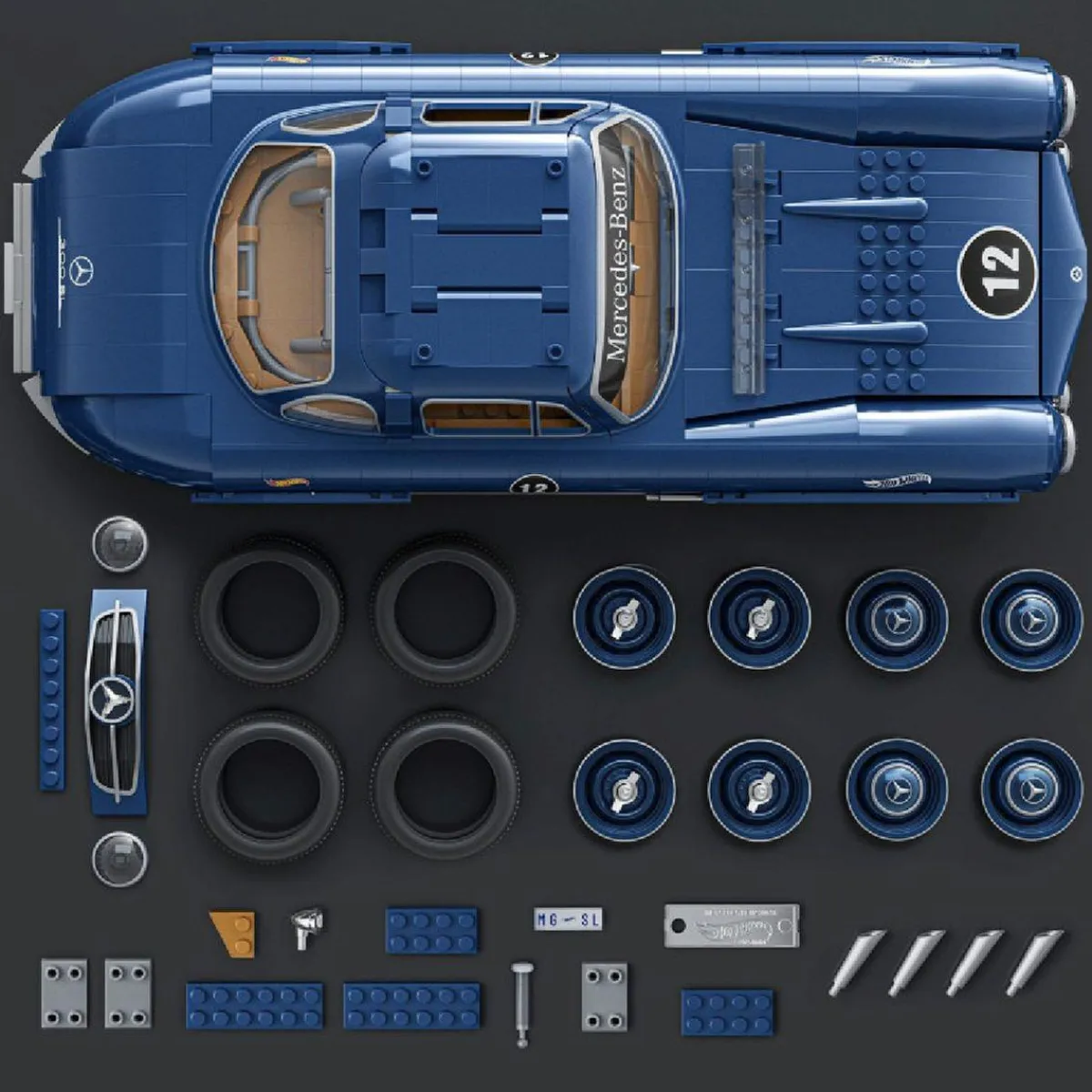 MATTEL Juguetes De Construcción*Hot Wheels Premium - Mercedes 300 SL