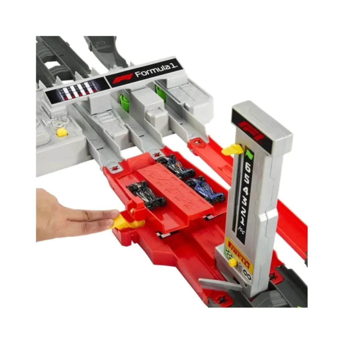 MATTEL Vehículos Y Circuitos*Hot Wheels Racing F1 Motorizada + 3 coches