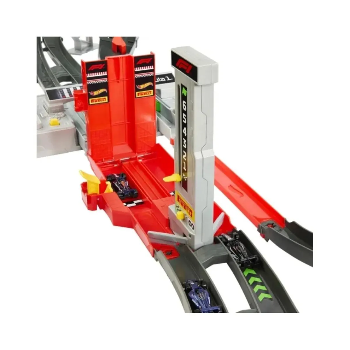 MATTEL Vehículos Y Circuitos*Hot Wheels Racing F1 Motorizada + 3 coches