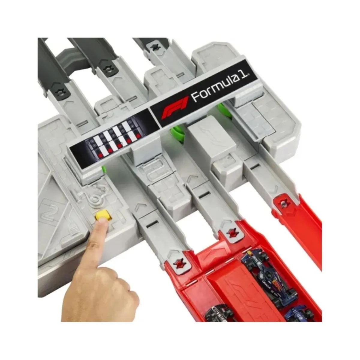 MATTEL Vehículos Y Circuitos*Hot Wheels Racing F1 Motorizada + 3 coches