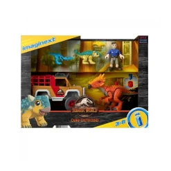 BARBIE Coleccionables Y Mini Mundos*Imaginext - Jurassic World - Set dinosaurios fugitivos
