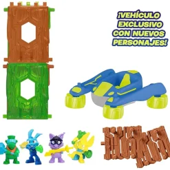 VALUVIC Figuras De Acción*IMC Toys - Action Figure Pack con figuras, vehículos, troncos y accesorios para aventuras