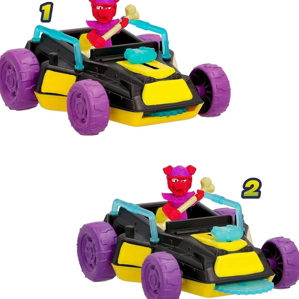 VALUVIC Figuras De Acción*IMC Toys - Vehiculo con funciones y figura incluida Dark Blade ㅤ