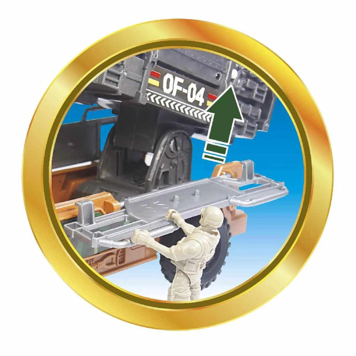 PRENATAL Figuras De Acción*Invincible Heroes - Set vehículos militares