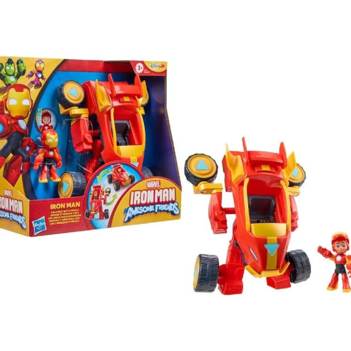 HASBRO EU TRADING Coleccionables Y Mini Mundos*Iron Man and his Awesome Friends - Vehículo y Armadura (Varios modelos)