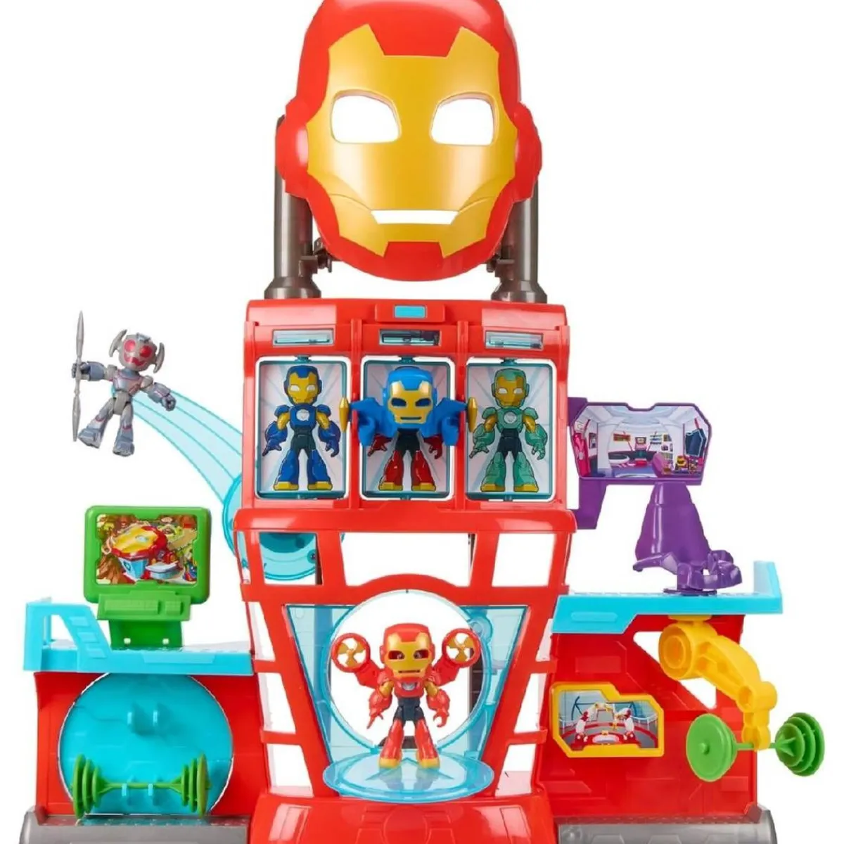 HASBRO EU TRADING Coleccionables Y Mini Mundos*Iron Man and his Awesome Friends - Cuartel General