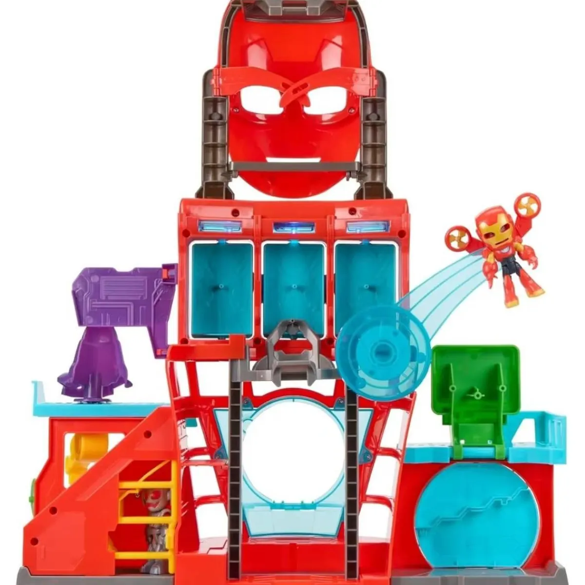 HASBRO EU TRADING Coleccionables Y Mini Mundos*Iron Man and his Awesome Friends - Cuartel General