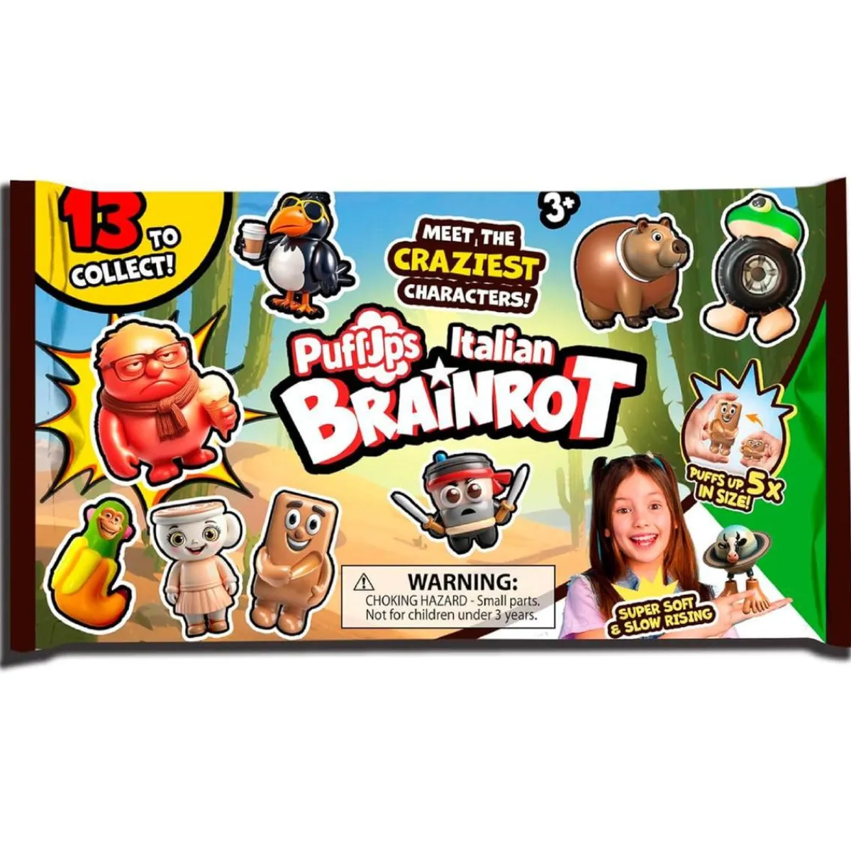 BIZAK Figuras De Acción*Italian Brainrot - Magic Squeeze (Varios modelos)