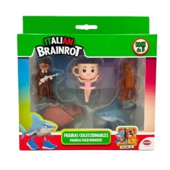 BIZAK Figuras De Acción*Italian Brainrot - Pack 5 figuras 5cm