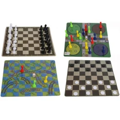 FUN WORLD (ASIA) LTD Juegos Y Puzzles|Friki Zone*Juego de Ajedrez 4 en 1