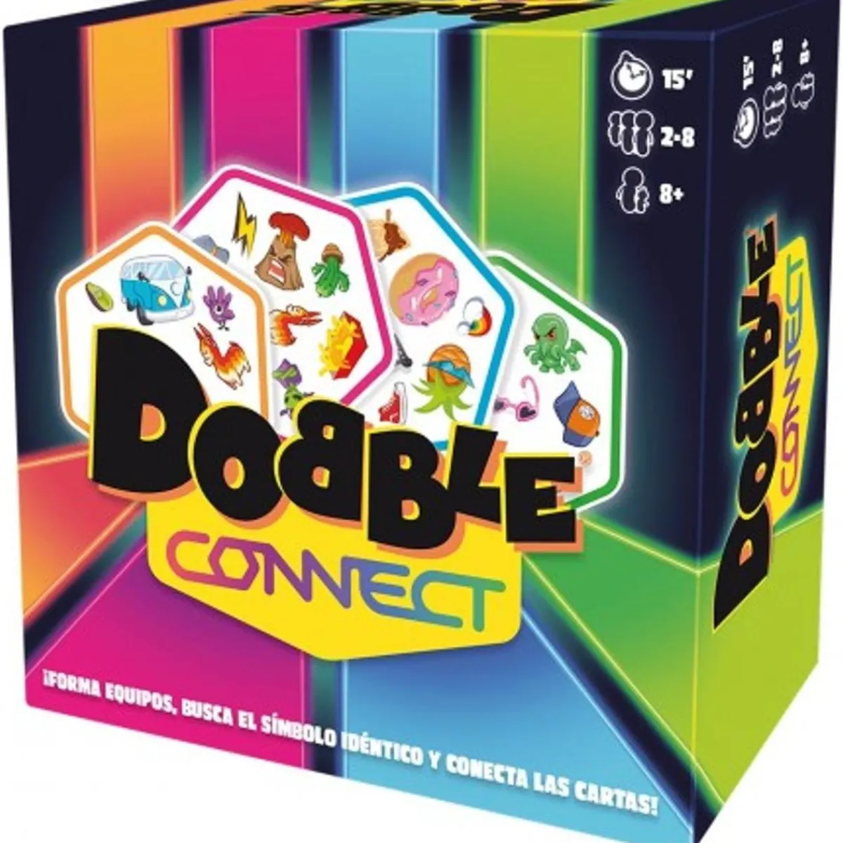 ASMODEE Juegos Y Puzzles|Friki Zone*Juego De Cartas Dobble Connect ㅤ