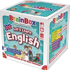 ASMODEE Juegos Y Puzzles*Juego Educativo BrainBox Lets Learn English ㅤ