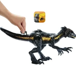 MATTEL Figuras De Acción*Jurassic World - Figura de dinosaurio Jurassic World Indoraptor con equipo de ataque y seguimiento ㅤ
