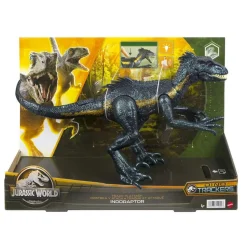 MATTEL Figuras De Acción*Jurassic World - Figura de dinosaurio Jurassic World Indoraptor con equipo de ataque y seguimiento ㅤ