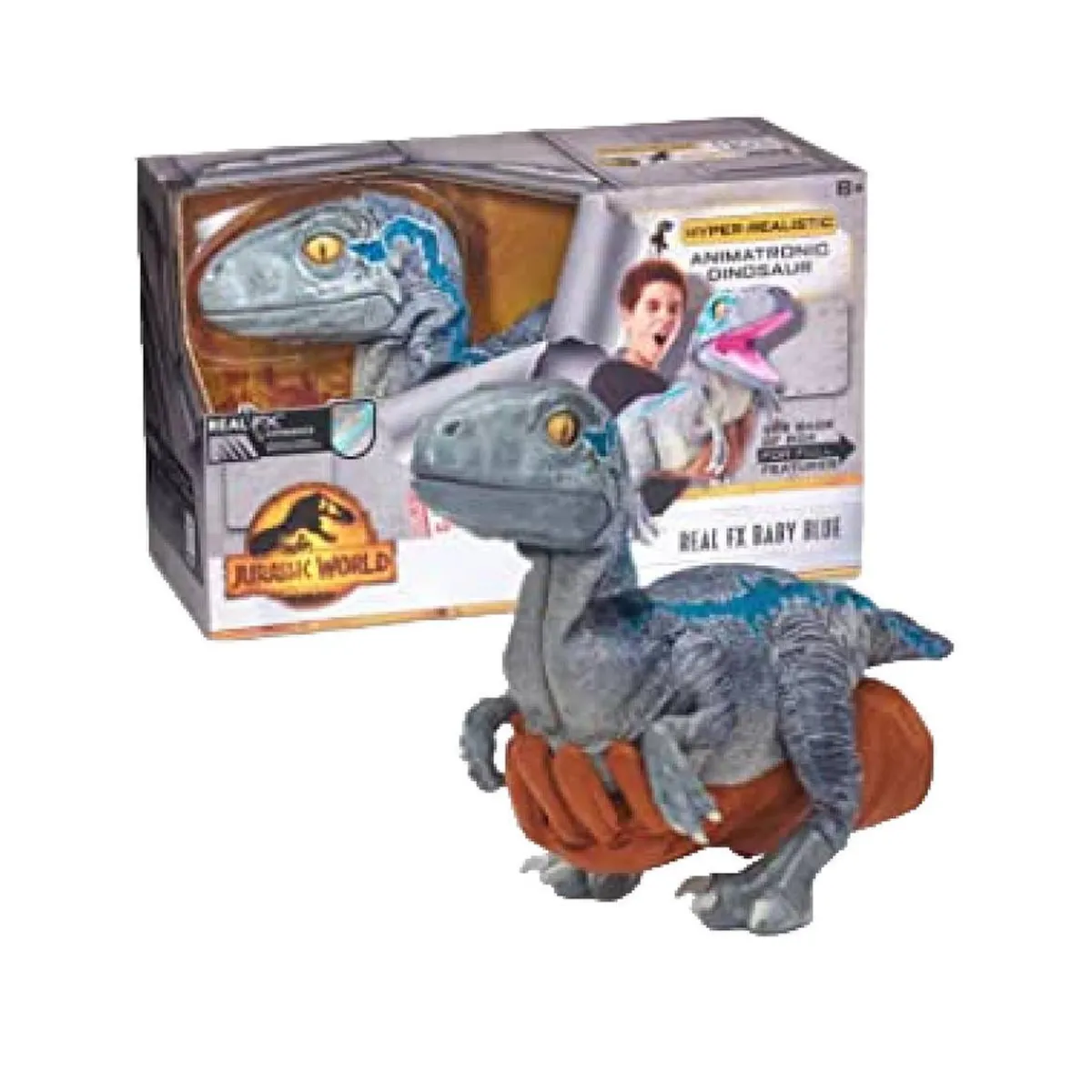 WOW STUFF Figuras De Acción*Jurassic World - Dinosaurio Real FX Baby Blue