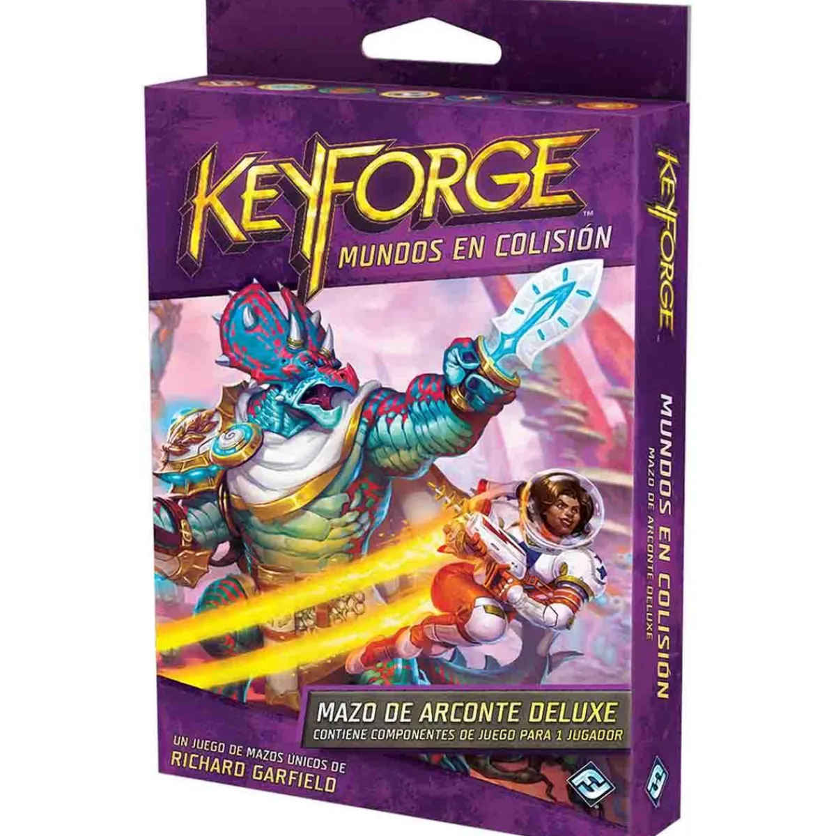 ASMODEE Friki Zone|Juegos Y Puzzles*KeyForge - Mundos en Colisión Mazo de Arconte Deluxe - Juego de Cartas